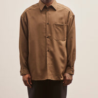 Lownn Wool Classic Shirt, Brown