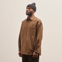 Lownn Wool Classic Shirt, Brown