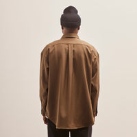 Lownn Wool Classic Shirt, Brown