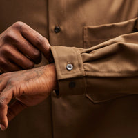 Lownn Wool Classic Shirt, Brown