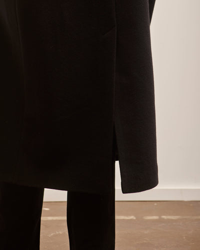 Lownn Wool Overcoat, Black