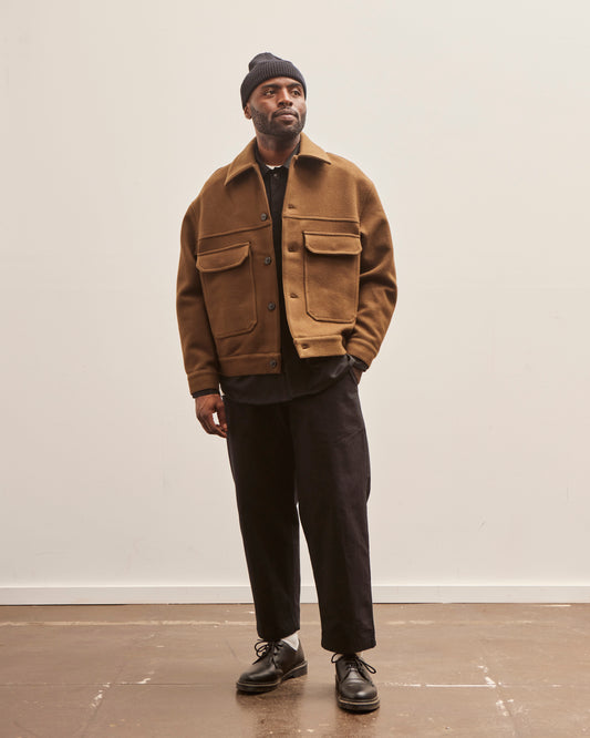 Lownn Wool Workwear Jacket, Brown – Glasswing