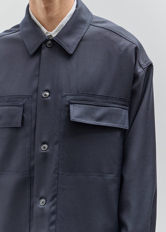 Lownn Workwear Shirt, Navy