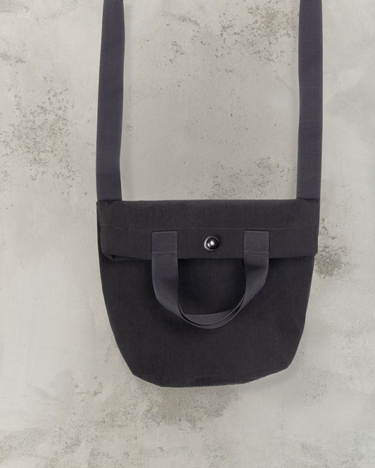 MAN-TLE R0B4 Mini Tote, Black Nylon