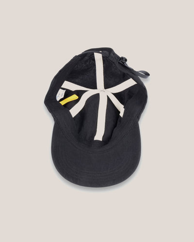 MAN-TLE R20C1 Shallow Cap, Black Linen