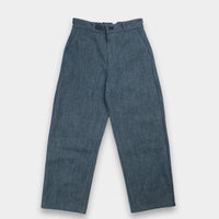 MAN-TLE W-R19P4 High Wide Pants, Blue