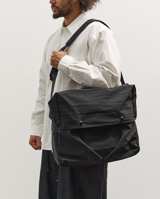 MAN-TLE R0G2 Snap Messenger, Black Nylon