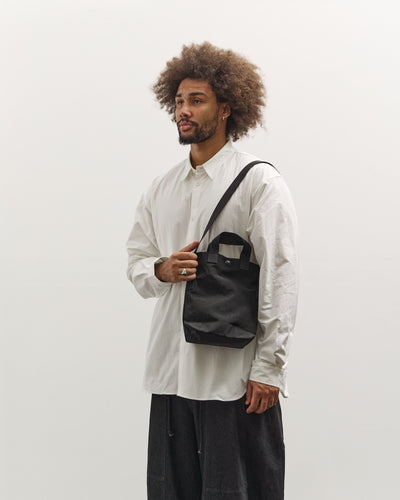 MAN-TLE R0B4 Mini Tote, Black Nylon