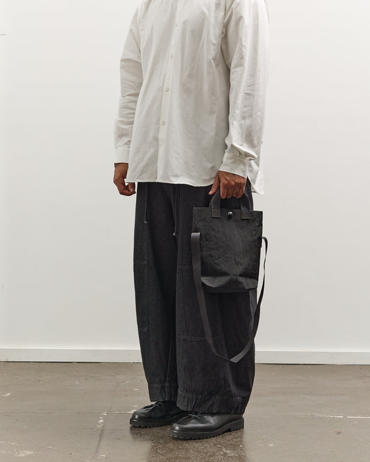 MAN-TLE R0B4 Mini Tote, Black Nylon