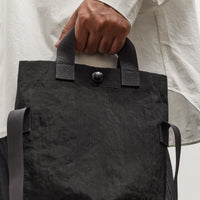 MAN-TLE R0B4 Mini Tote, Black Nylon