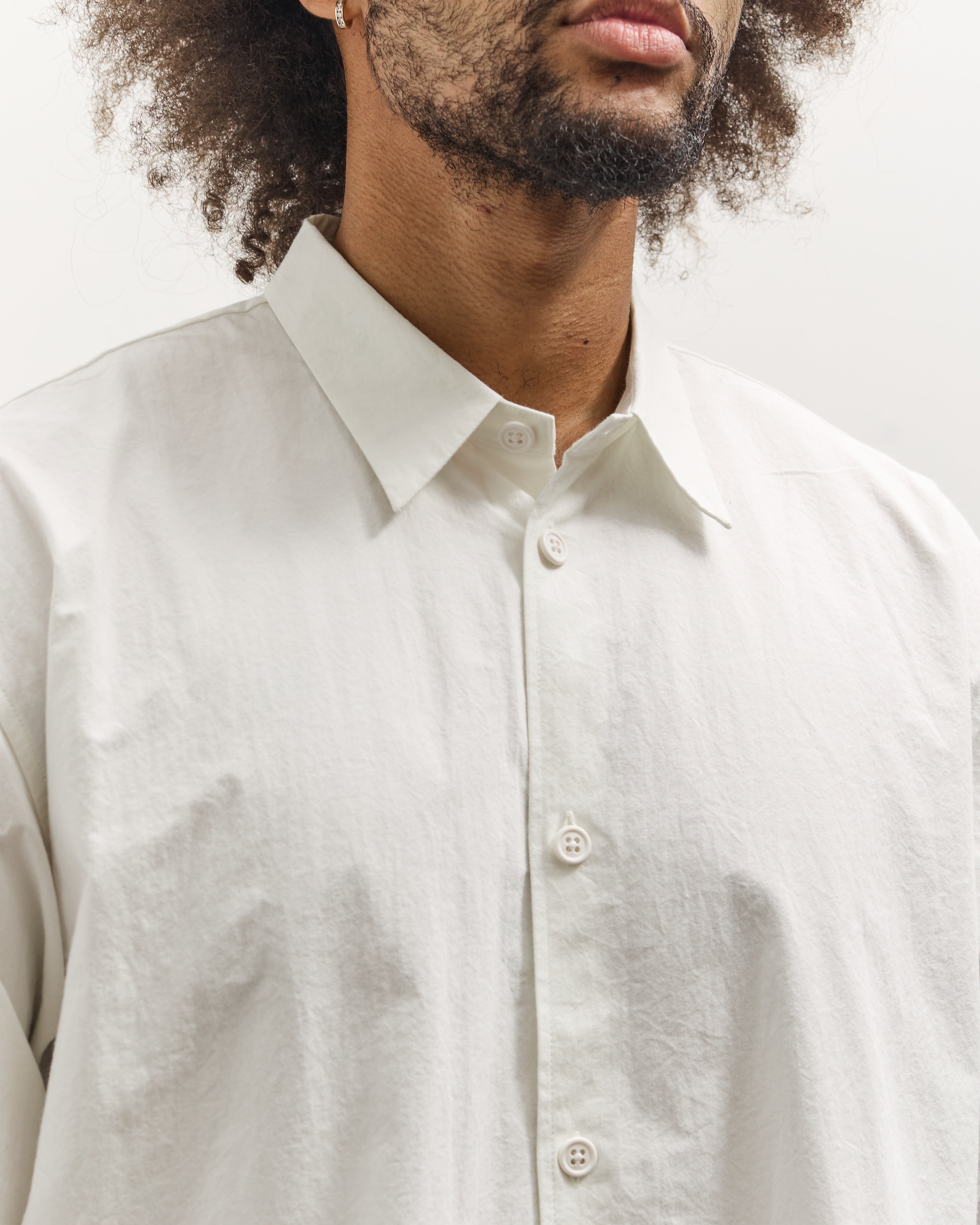 R0S8 Weather Shirt, White Weather – Glasswing