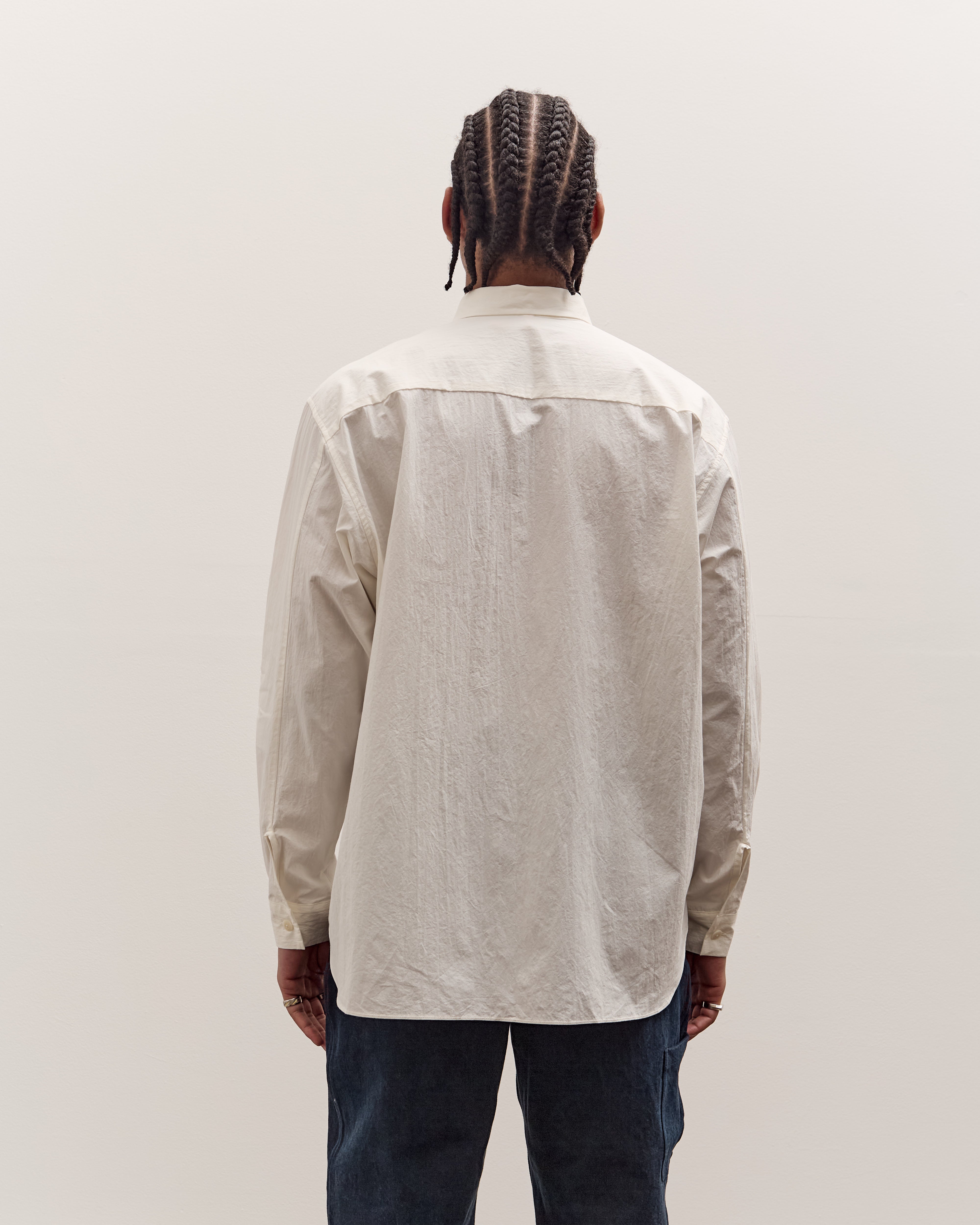 On Weather Shirt メンズ L R0S8 WEATHER SHIRT IN WHITE 160 CRUNCH