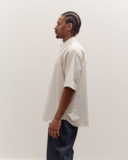 MAN-TLE ROS9 S/S Weather Shirt 160 Crunch, White