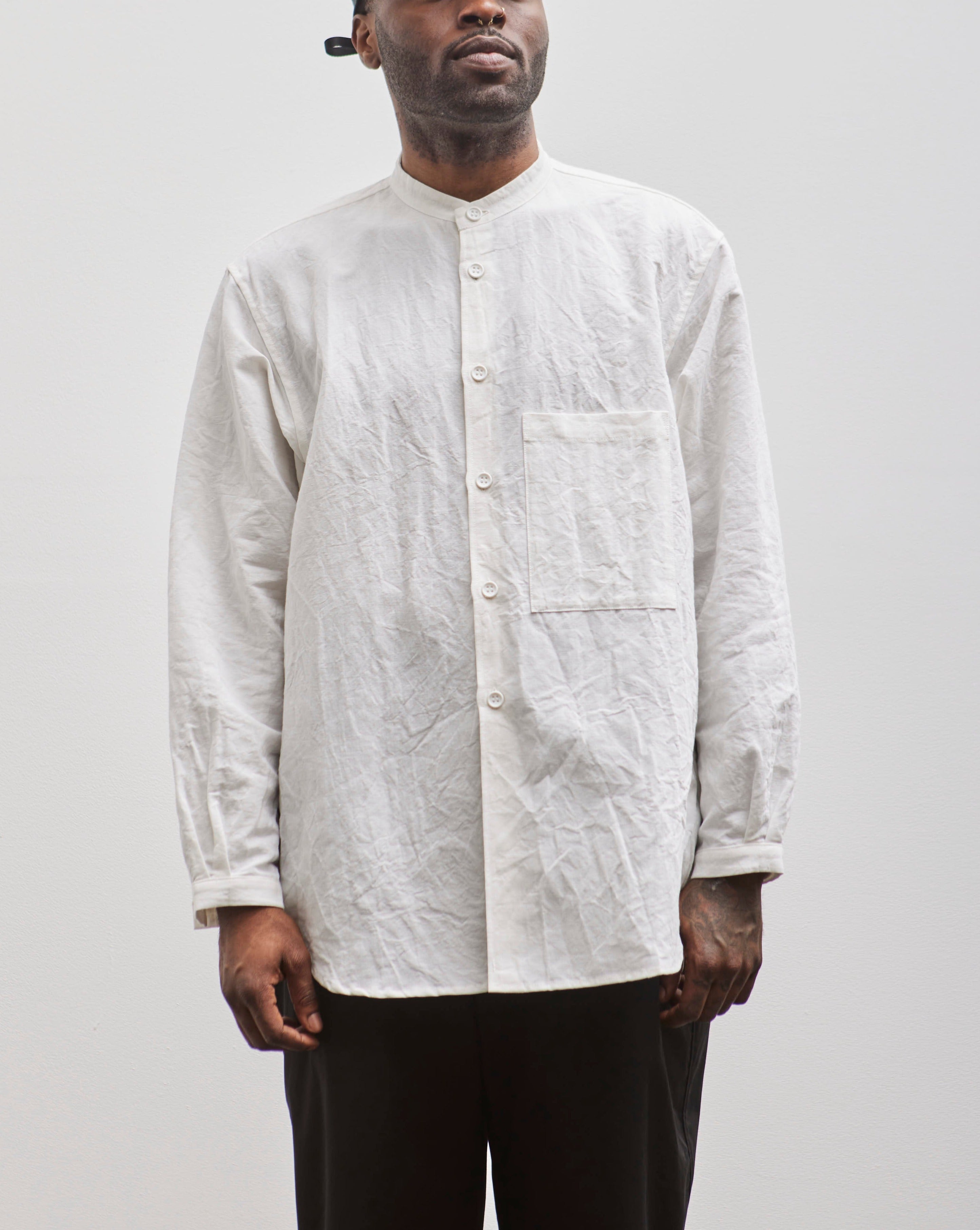 トップス MAN-TLE R12S1 REGUILAR SHIRT MAN-TLE R0S1 Shirt, Black Wax – Glasswing