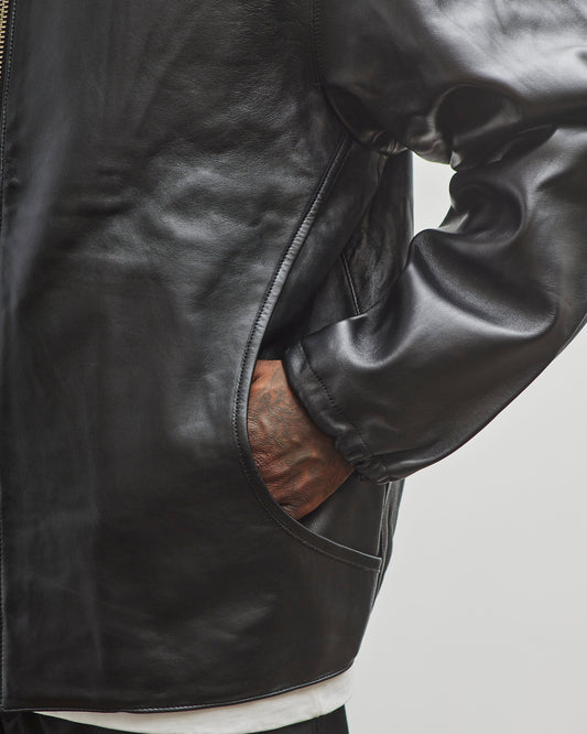 MAN-TLE R17L3 Jacket, Black Leather