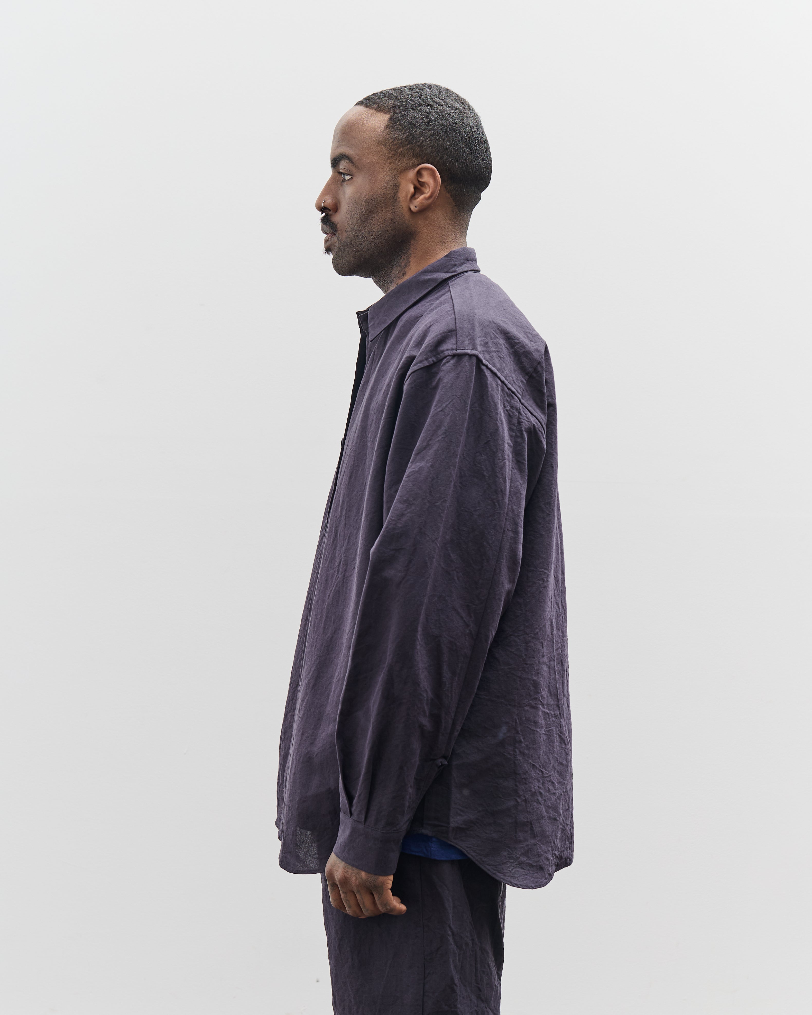 MAN-TLE R18S8 Weather Shirt, Rock Linen – Glasswing