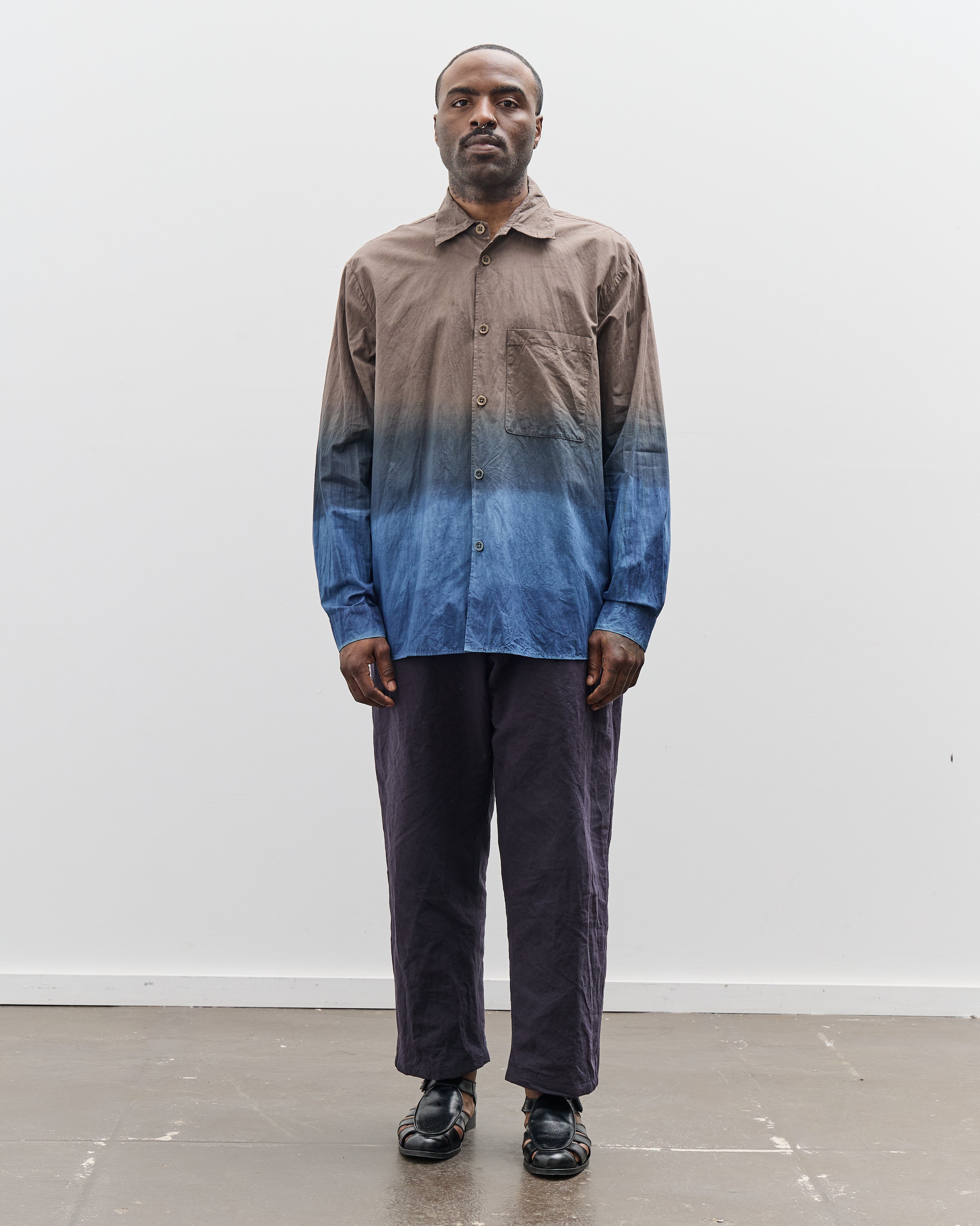 MAN-TLE R18S4 OD Shirt, Mud to Indigo – Glasswing