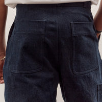 MAN-TLE R20J6 Jebok Pants, Blue Sumi