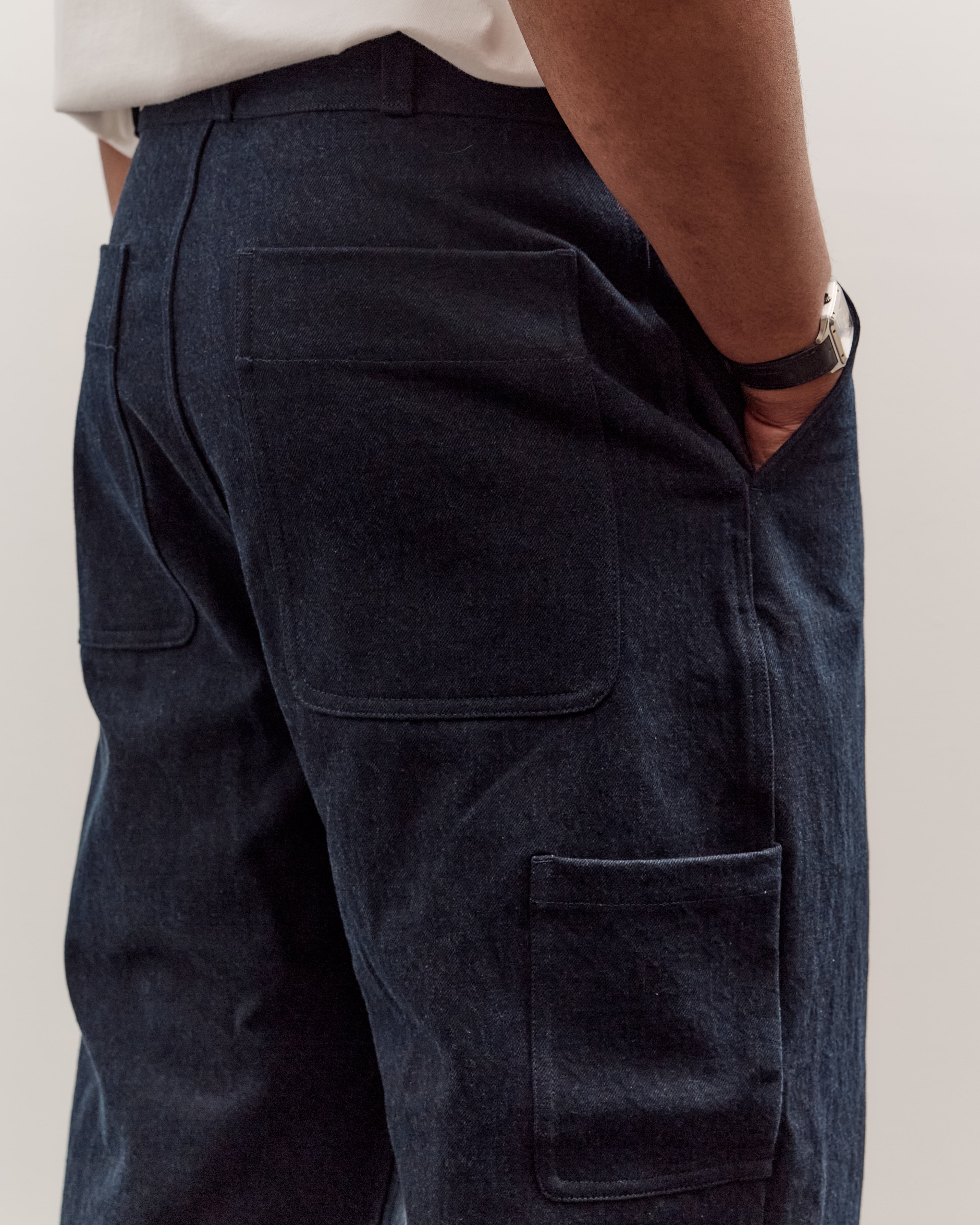 MAN-TLE R20J6 Jebok Pants, Blue Sumi – Glasswing