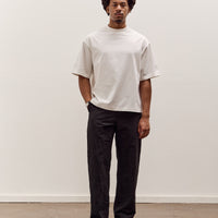 MAN-TLE R20P4 Wide Pants, Black Linen