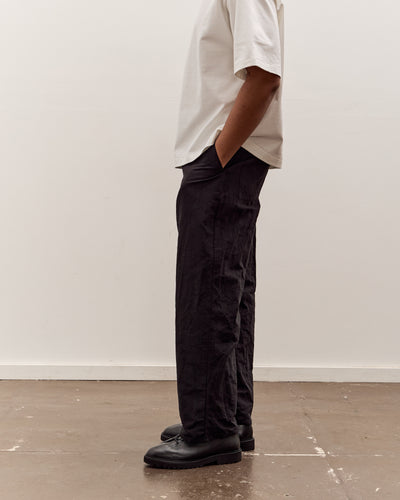 MAN-TLE R20P4 Wide Pants, Black Linen