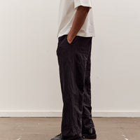 MAN-TLE R20P5 Solid Pants, Black Linen