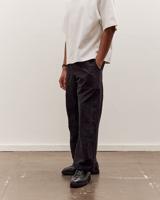 MAN-TLE R20P5 Solid Pants, Black Linen