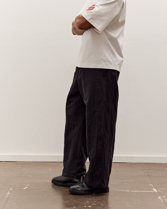 MAN-TLE R20P5 Solid Pants, Black Linen