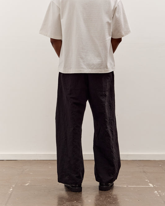 MAN-TLE R20P5 Solid Pants, Black Linen