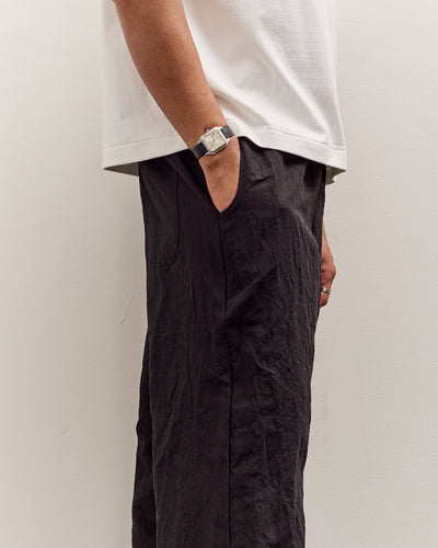 MAN-TLE R20P5 Solid Pants, Black Linen