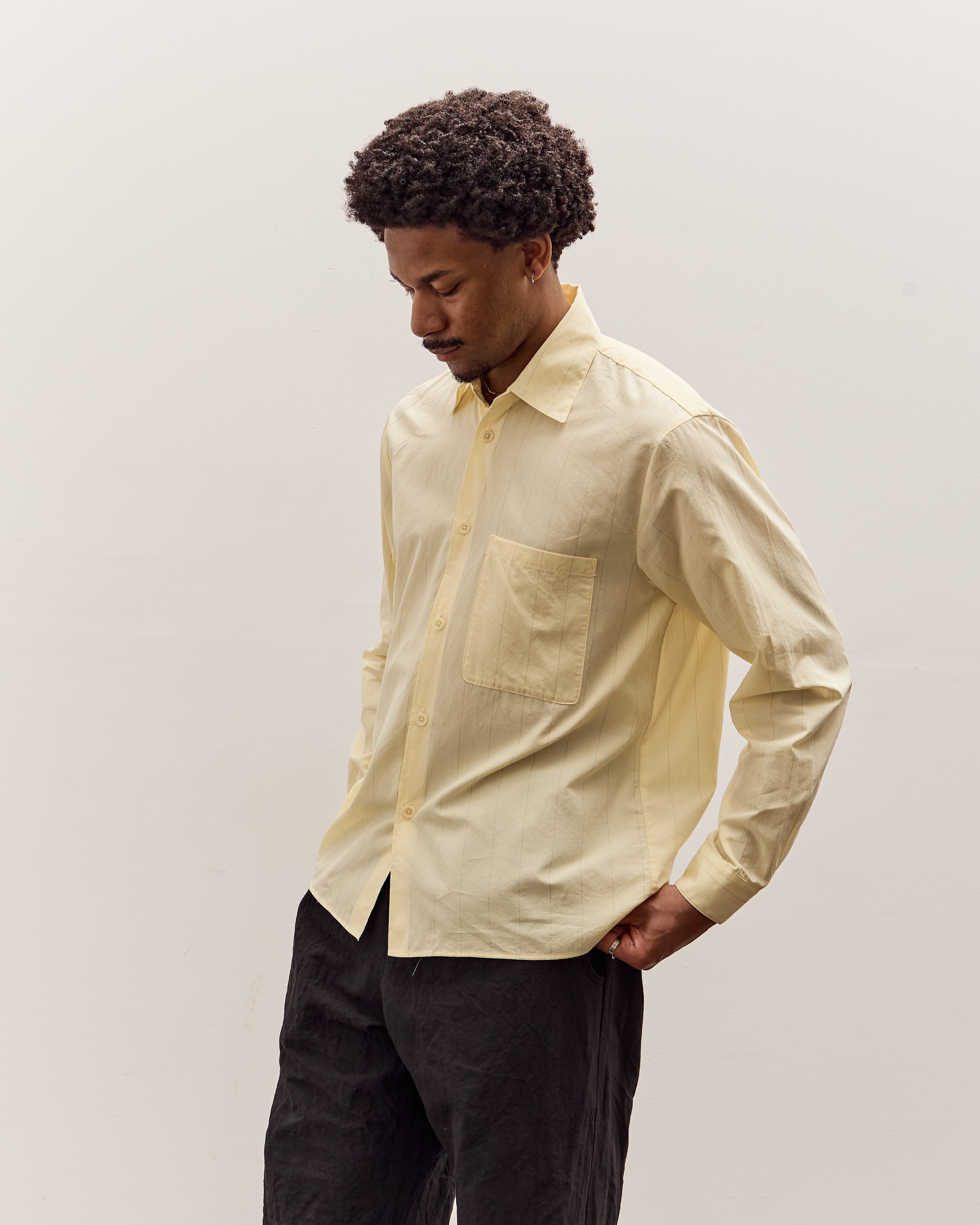 MAN-TLE R20S4 OD Shirt, Yellow Pin – Glasswing