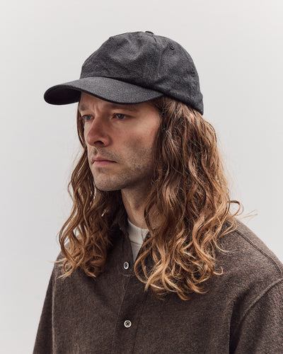Heavy Twill Cap, Black