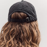 Heavy Twill Cap, Black