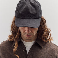 Heavy Twill Cap, Black
