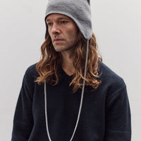 Earflap Cap, Heather Grey