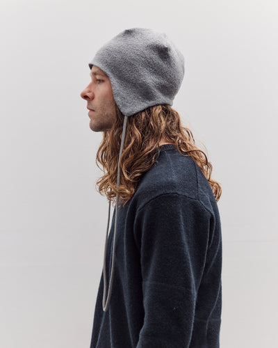 Earflap Cap, Heather Grey