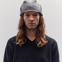 Earflap Cap, Heather Grey