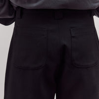 R21Y6 Patch Pants, Black Impact Wool