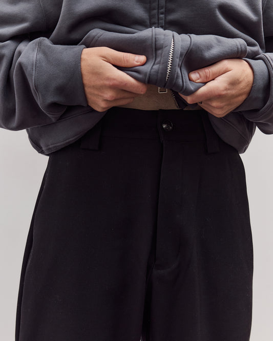 R21Y6 Patch Pants, Black Impact Wool