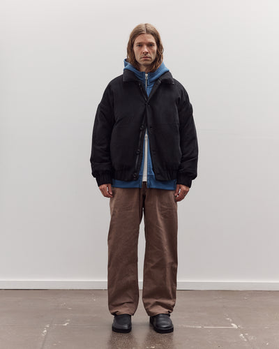 R21D3 Down Blouson, Fluid Supima Black
