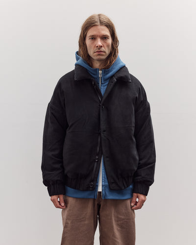 R21D3 Down Blouson, Fluid Supima Black