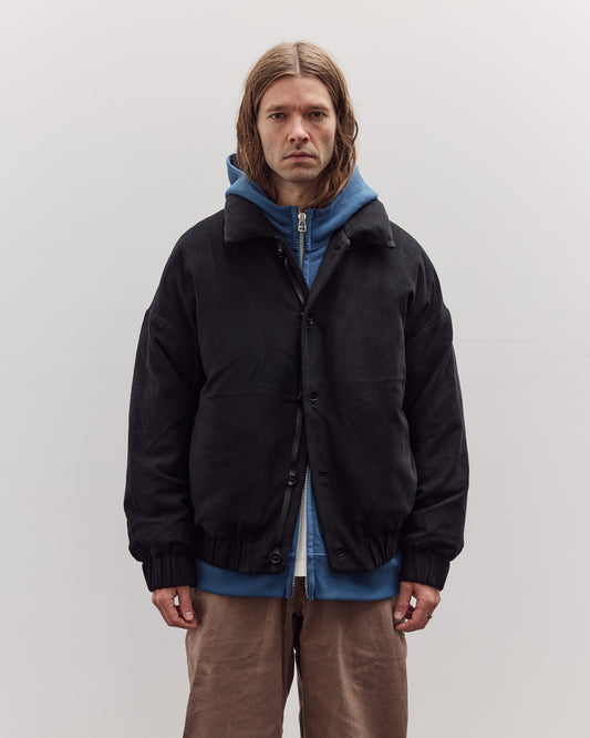R21D3 Down Blouson, Fluid Supima Black