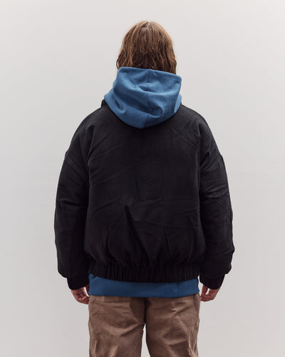 R21D3 Down Blouson, Fluid Supima Black