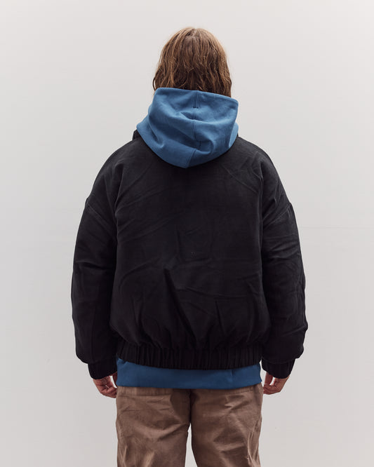 R21D3 Down Blouson, Fluid Supima Black