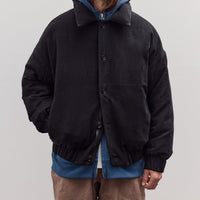 R21D3 Down Blouson, Fluid Supima Black