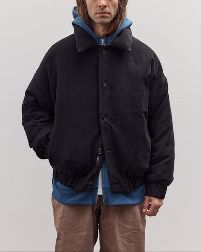 R21D3 Down Blouson, Fluid Supima Black