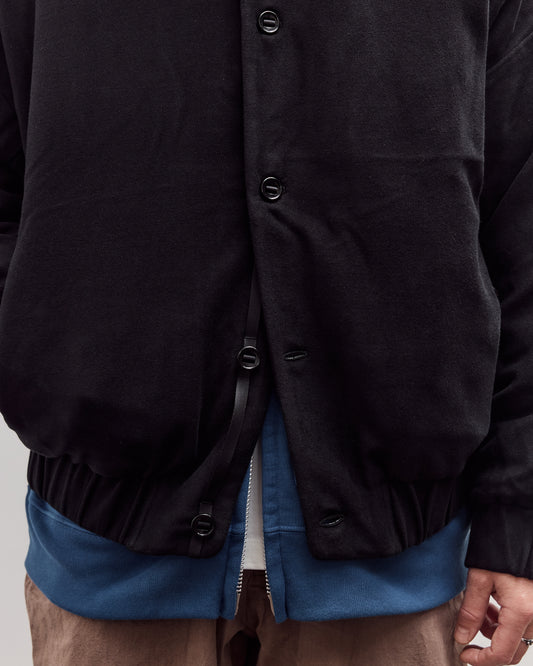 R21D3 Down Blouson, Fluid Supima Black
