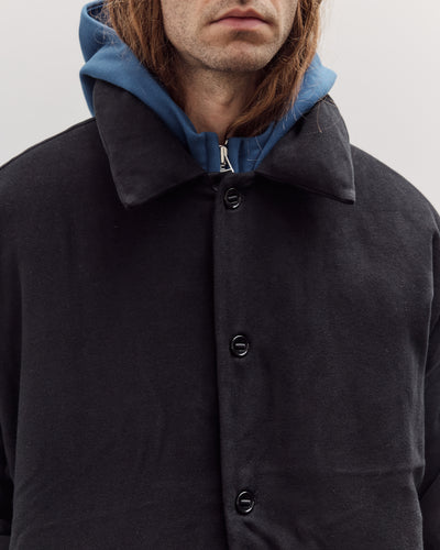 R21D3 Down Blouson, Fluid Supima Black