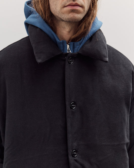 R21D3 Down Blouson, Fluid Supima Black