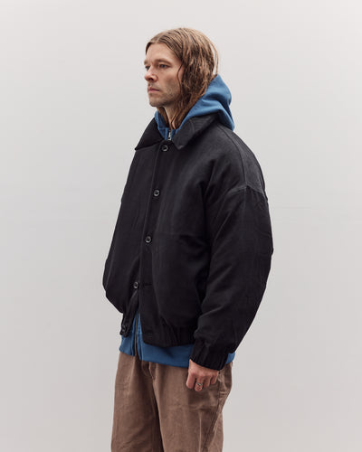 R21D3 Down Blouson, Fluid Supima Black
